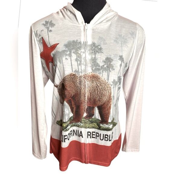 California Republic Hoodie NWOT Size M - Picture 1 of 4